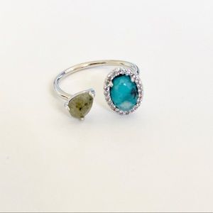 Tai Jewelry Adjustable Silver Plated Ring